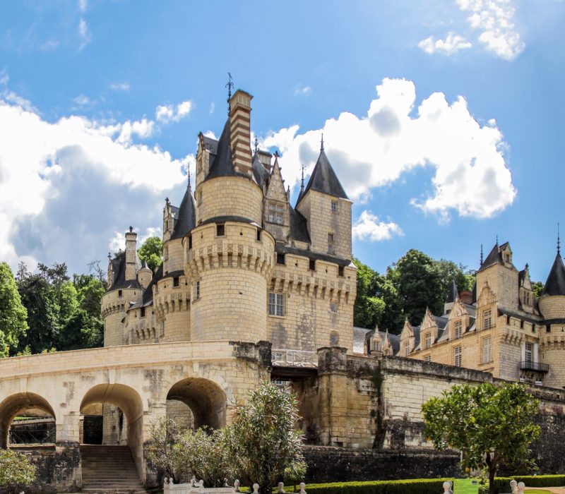Panorama of Ussé Castle